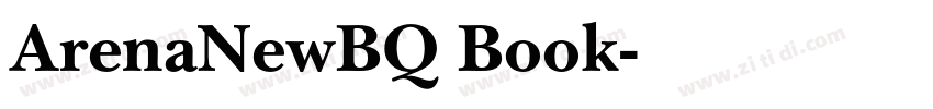 ArenaNewBQ Book字体转换
